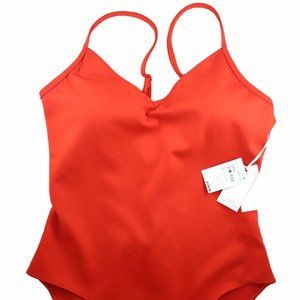 Good American One-Piece Swimsuit: Bright Poppy, Size 6